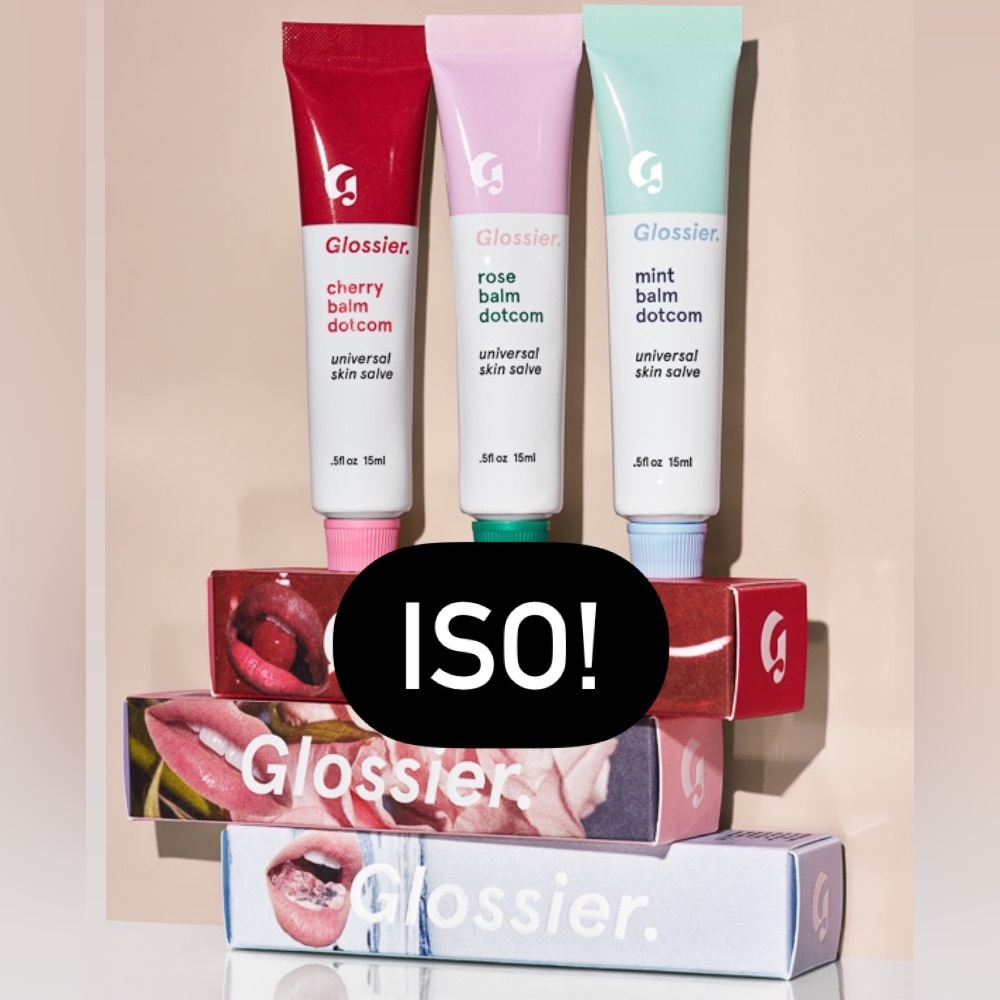 ISO: glossier balm dot coms (bdc)